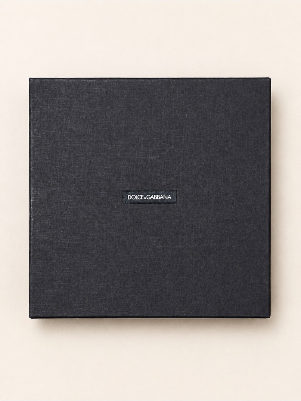 Dolce & Gabbana Dark Brown Empty Gift Storage Box 10.5 x 10 Designer Packaging
